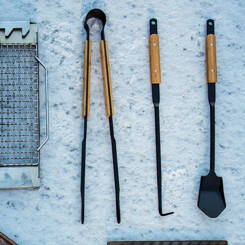 Snow Peak Fire Tool Set Pro.