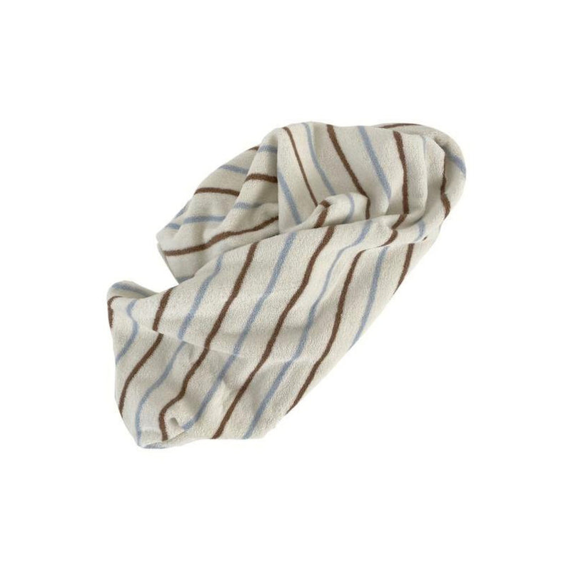 OYOY Medium Raita Towel - Caramel / Ice Blue