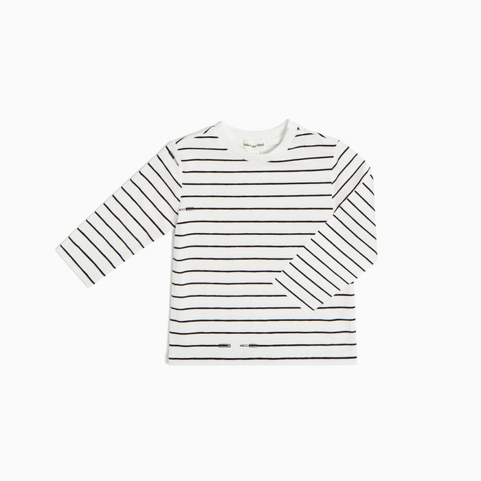 Striped Long-Sleeve Baby T-Shirt