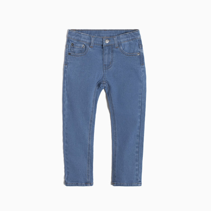 Light Blue Eco-Denim Pants for Boys