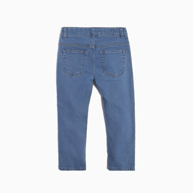 Light Blue Eco-Denim Pants for Boys