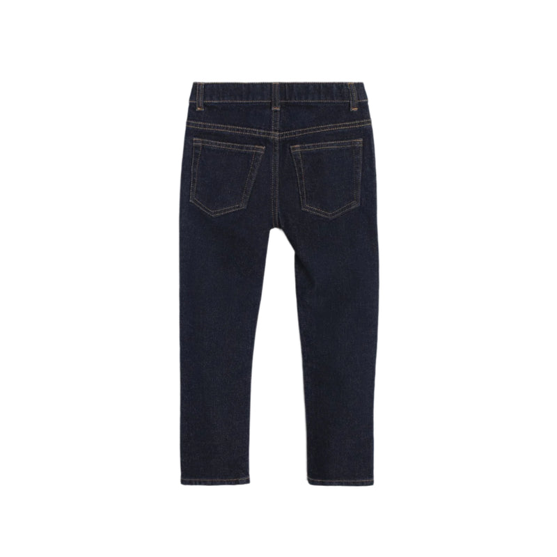 Dark Blue Eco-Denim Pants for Boys