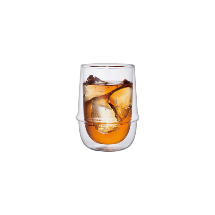 KINTO Kronos Double Wall Iced Tea Glass 350ml