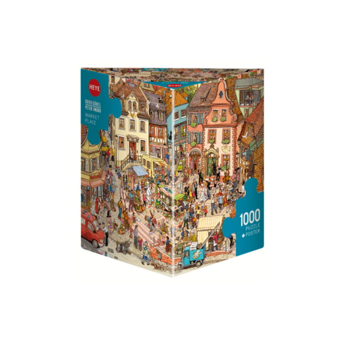 Cartoon im Dreieck, Market Place, 1000pcs