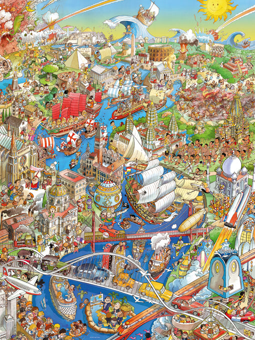 Heye Prades, History River, 1500 Pieces