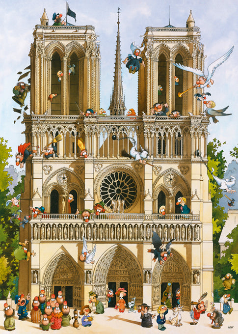 Heye Cartoon Classics, Vive Notre Dame!, 1000 Pieces