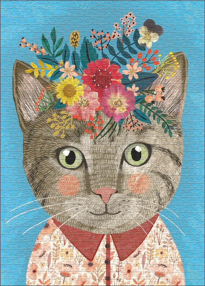 Heye Floral Friends, Pretty Feline, 1000 Pieces