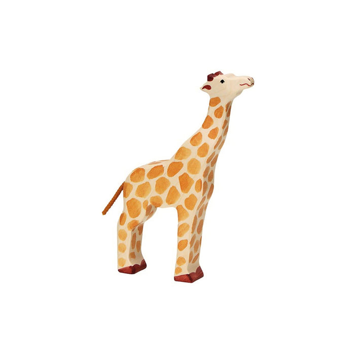Holztiger Giraffe, head raised