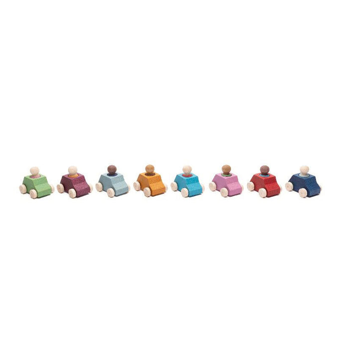 Lubulona Cars 8 pack with 8 figures