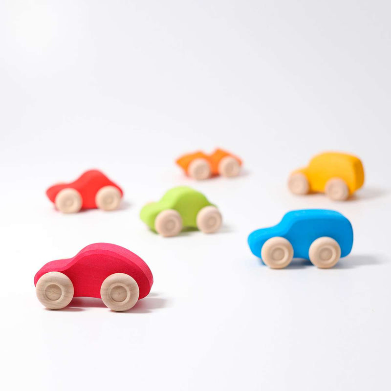 Grimm's Colored Wooden Cars