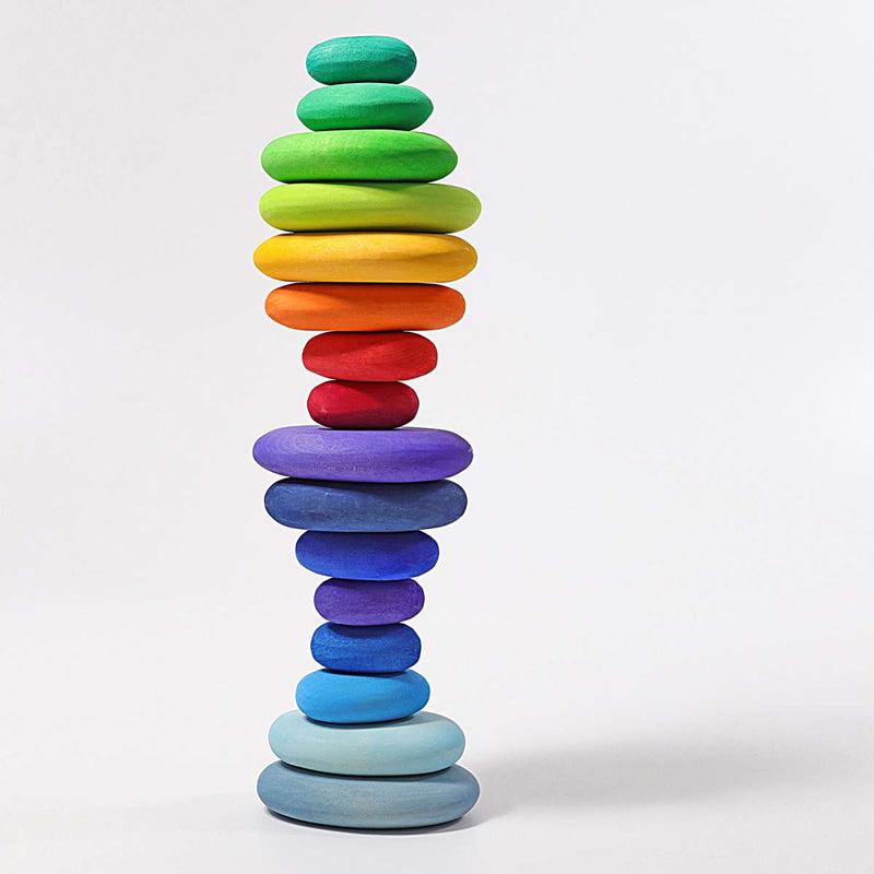 Grimm's Moss Pebbles 4pcs