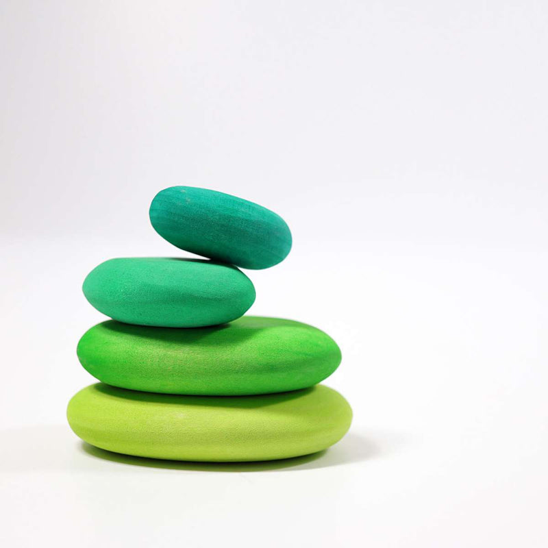 Grimm's Moss Pebbles 4pcs