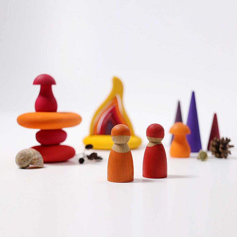 Grimm's Fire Pebbles 4pcs
