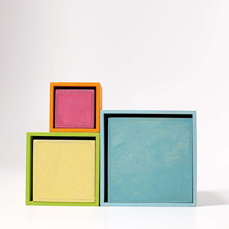 Grimm's Large Pastel Set of Boxes