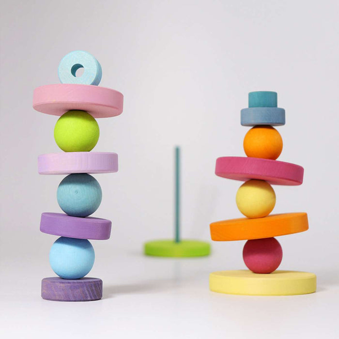 Grimm's Stacking Pastel Conical Tower