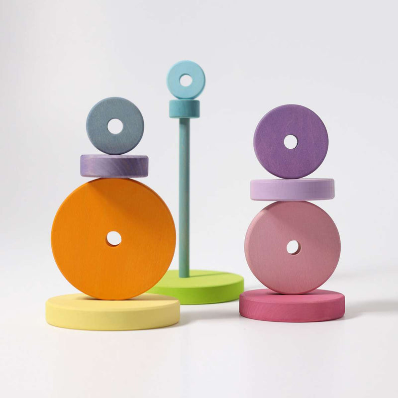 Grimm's Stacking Pastel Conical Tower