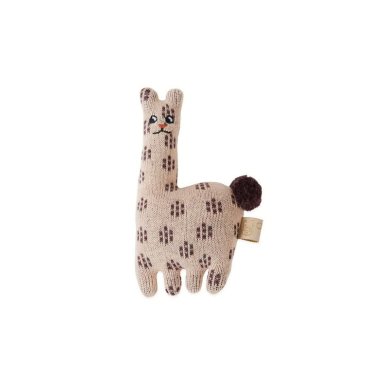 OYOY Rattle Lama (Rose)