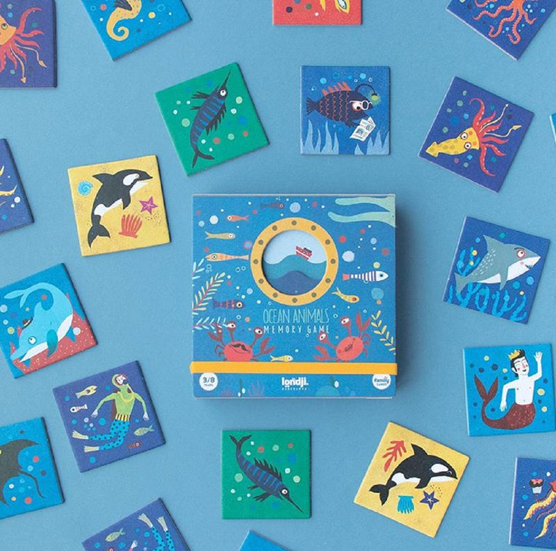 Londji Ocean Animals Memory Game