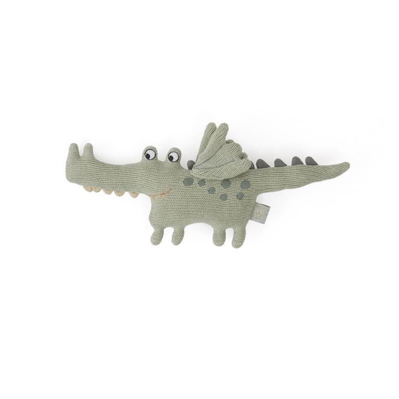 OYOY Rattle Darling Baby Buddy Crocodile (Green)