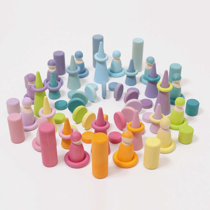 Grimm's Wooden Pastel Coins 24pcs