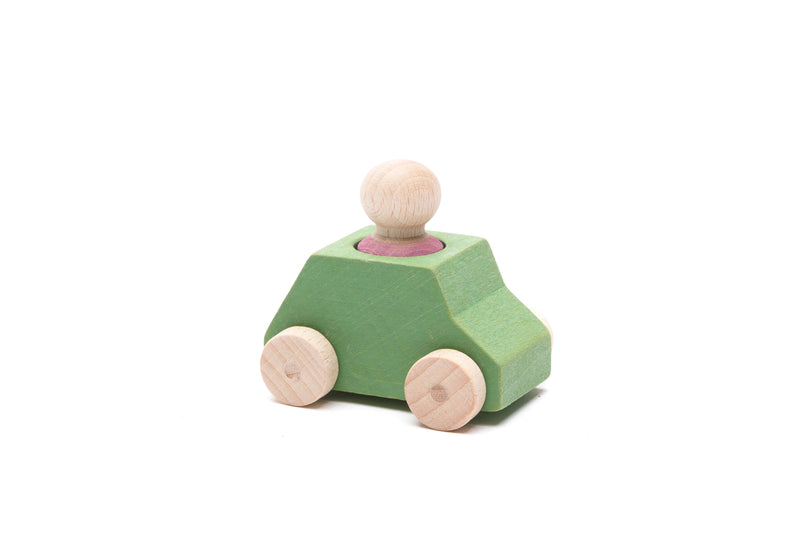 Lubulona Car Mint with Pink Figure