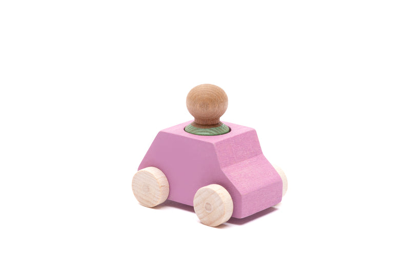 Lubulona Car Pink with Mint Figure