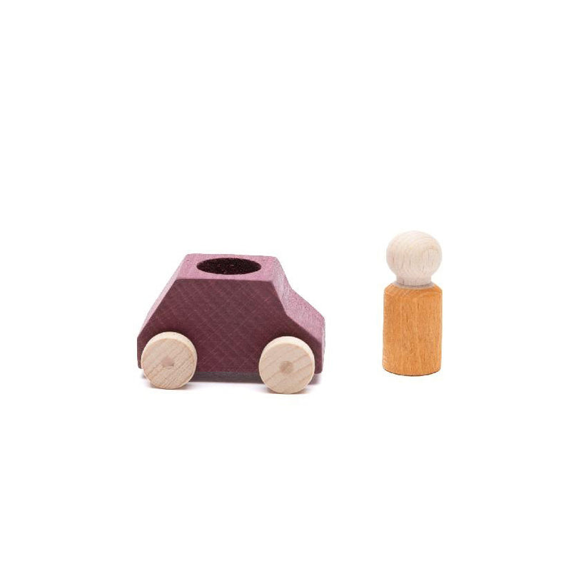 Lubulona Car Plum with Ochre Figure