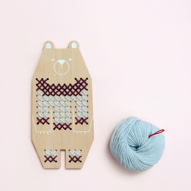 Moon Picnic Cross Stitch Friends - Bear