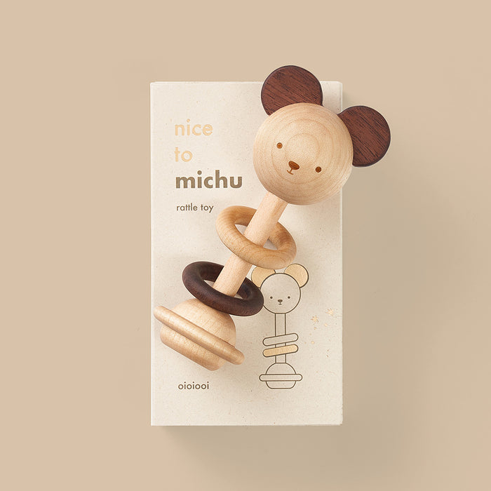 Nice to Michu Baby Rattle
