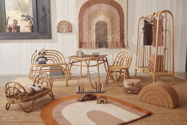 OYOY Rainbow Rug - Choko