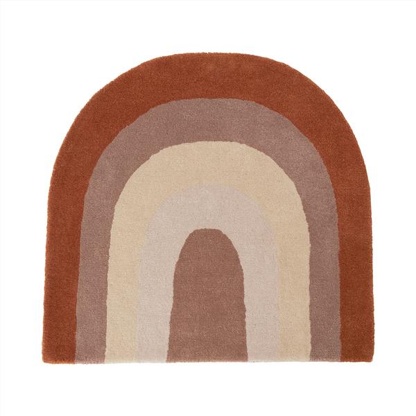 OYOY Rainbow Rug - Choko