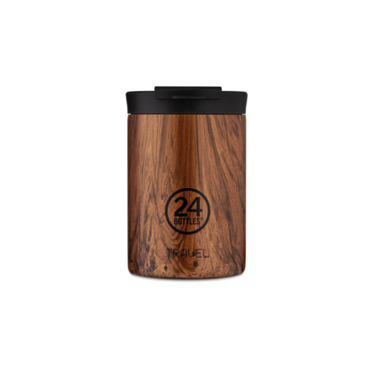 24Bottles Travel Tumbler Sequoia Wood