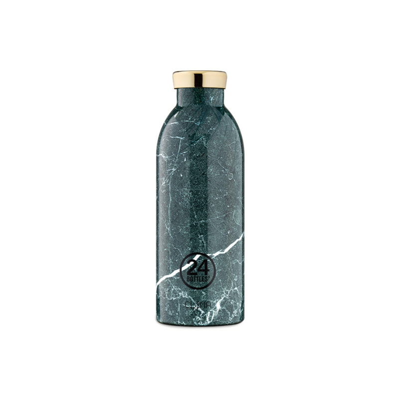 24Bottles Clima Bottle Green Marble 500ml