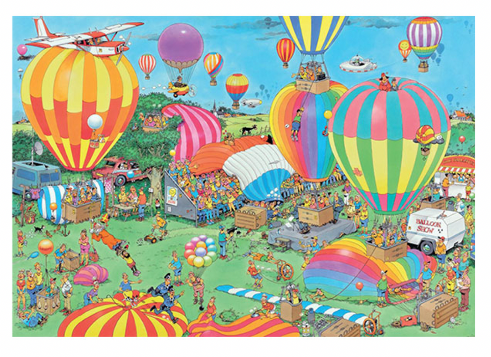 Jan van Haasteren, The Balloon Festival(2000 pieces)