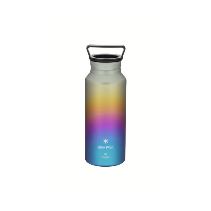 Snow Peak Titanium Aurora Bottle Rainbow - 800ml