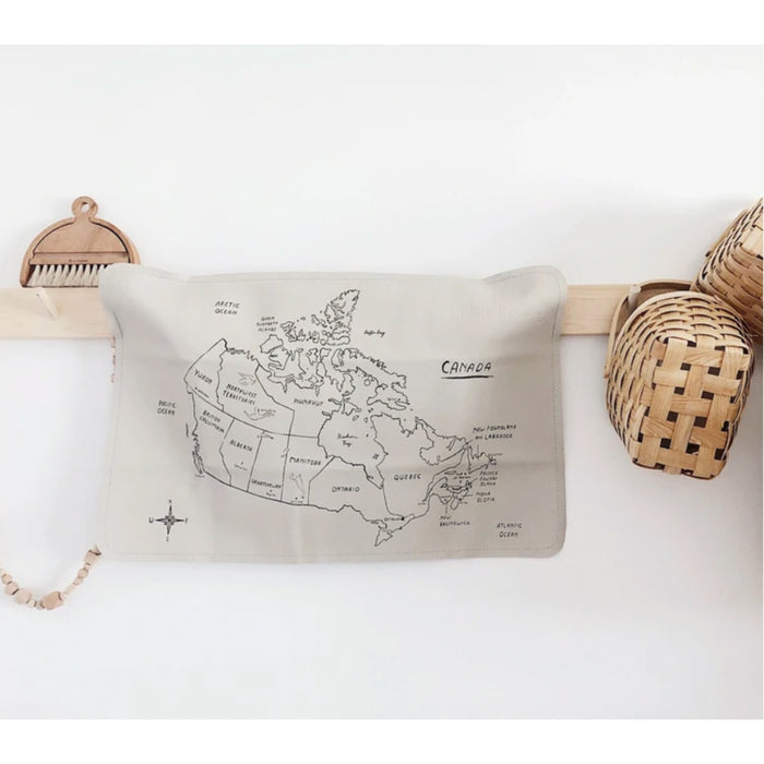Gathre MICRO Extra Small Leather Mat 14x22" in Canada Map