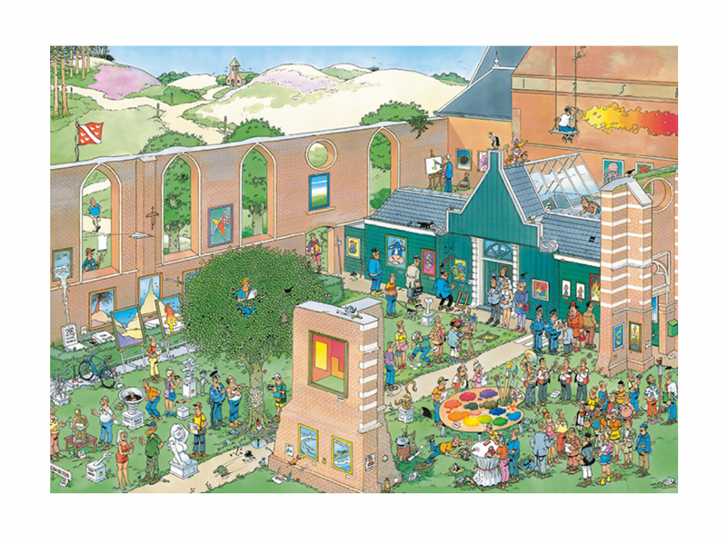 Jan van Haasteren - The Art Market (1000 Pieces)