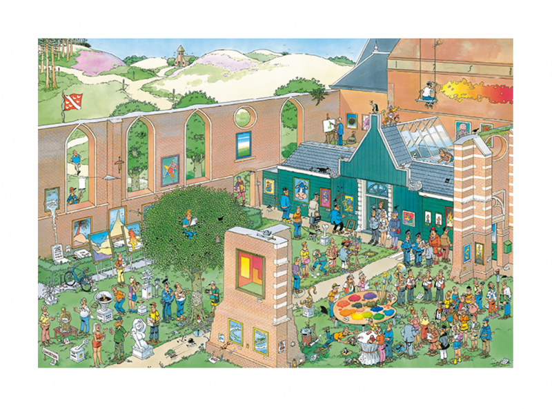 Jan van Haasteren - The Art Market (2000 Pieces)