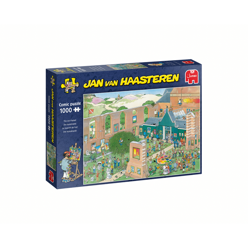 Jan van Haasteren - The Art Market (1000 Pieces)