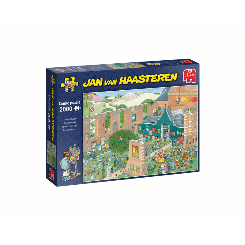 Jan van Haasteren - The Art Market (2000 Pieces)
