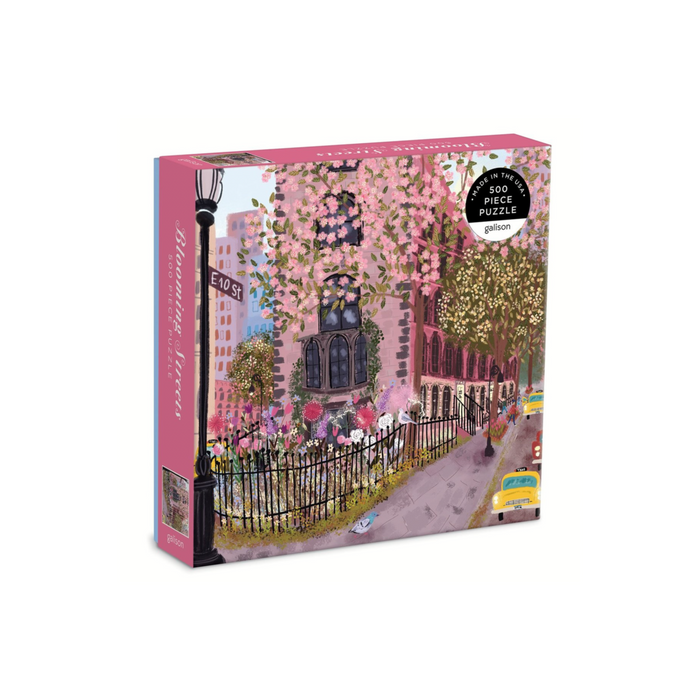 Galison Blooming Streets 500 Piece Jigsaw Puzzle