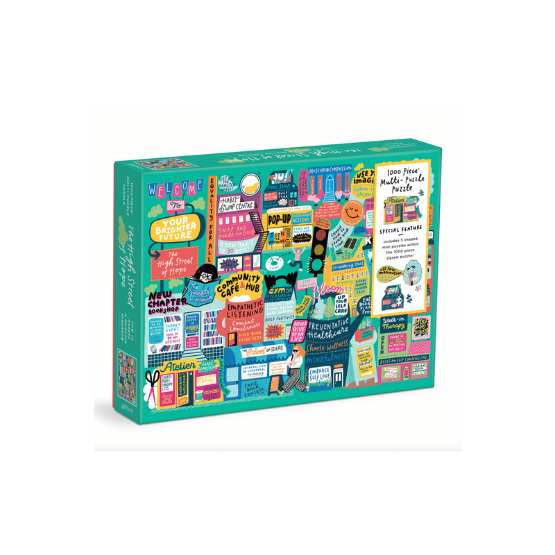 Galison: The High Street of Hope 1000 Piece Multi-Puzzle