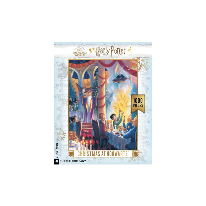 Christmas at Hogwarts 1000 Piece Puzzle