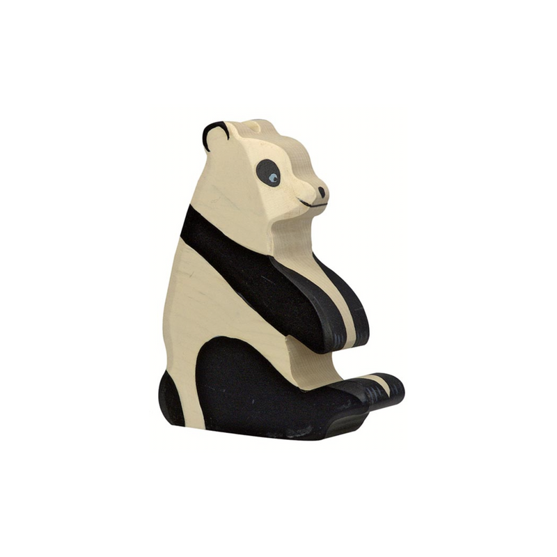 Holztiger Panda Bear Sitting