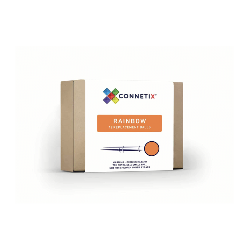 Connetix 12 Piece Rainbow Replacement Ball Pack