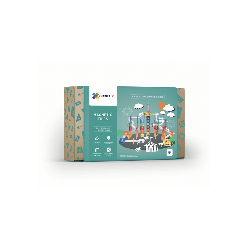 Connetix 92 Piece Ball Run Pack