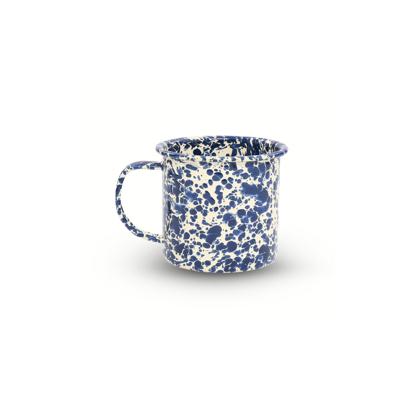 Crow Canyon Splatter Enamelware 12 oz Mug