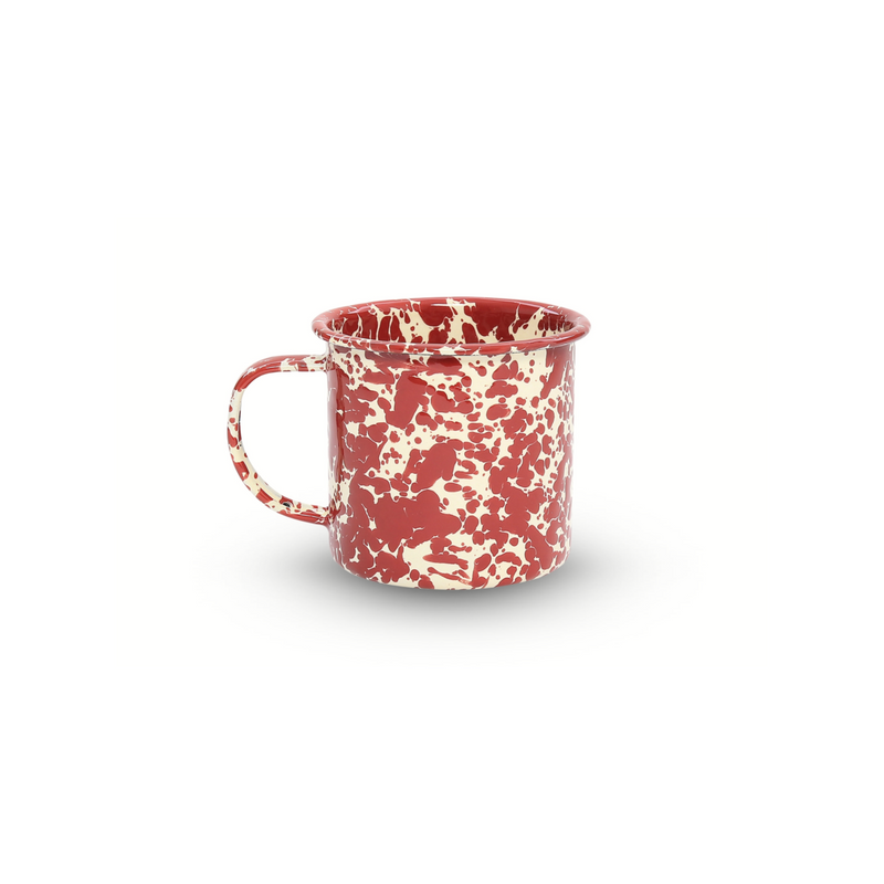 Crow Canyon Splatter Enamelware 12 oz Mug