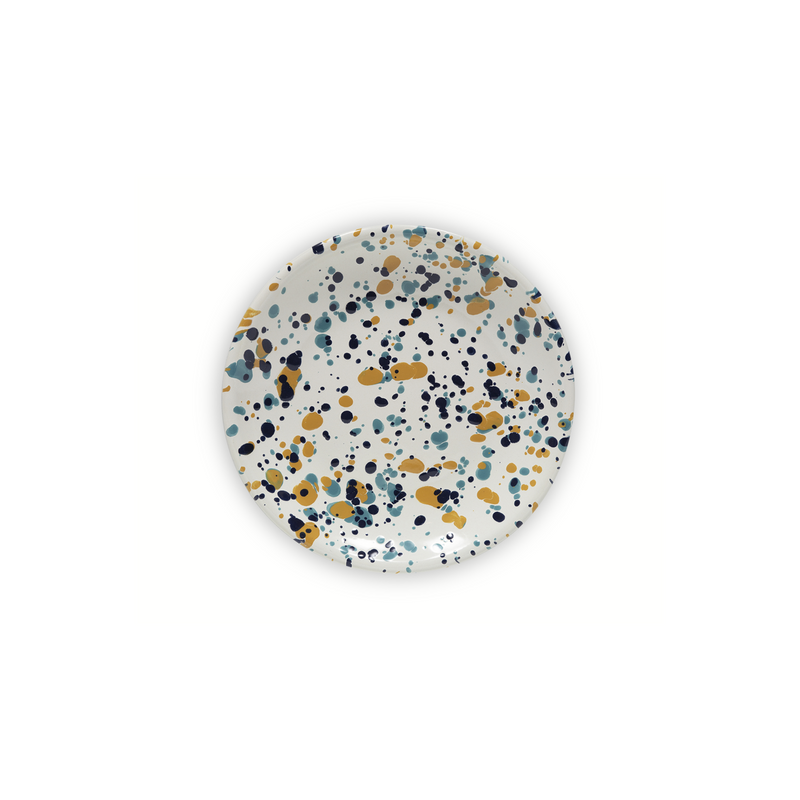 Crow Canyon Catalina Enamelware Coupe Salad Plate