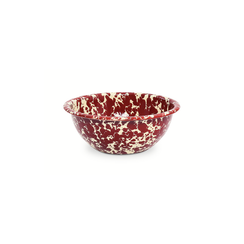 Crow Canyon Splatter Enamelware 20 oz Cereal Bowl
